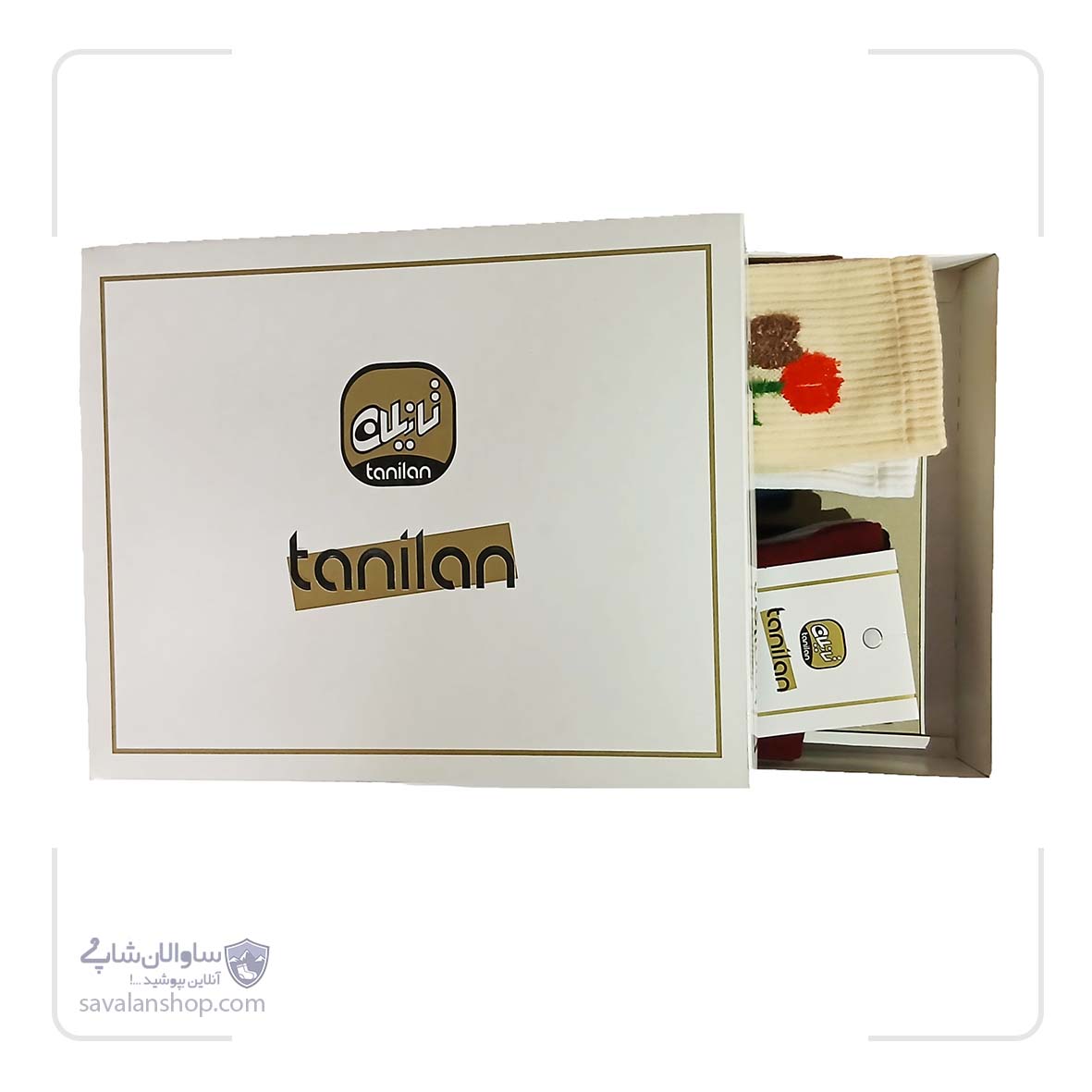 (3)اسپرت پنبه بلند طرح گل کد 1537